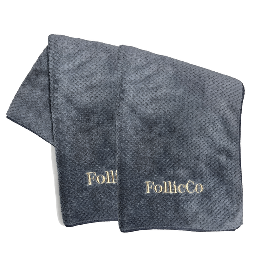 FollicCo Microfibre Hair Loss Towel - Twin Pack
